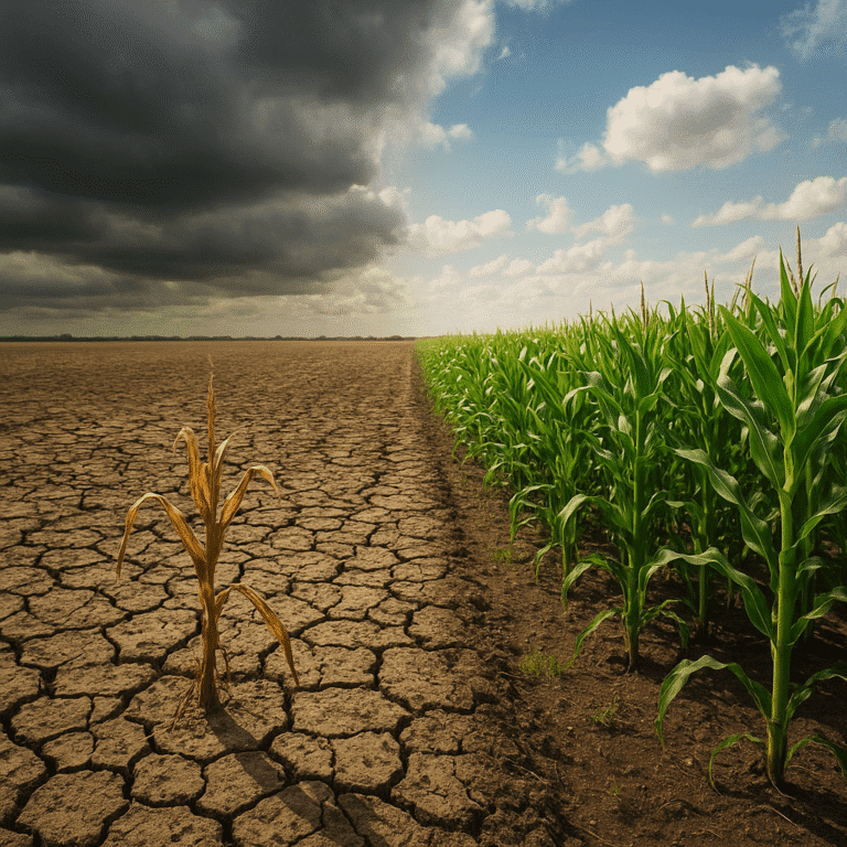 L’impatto dei cambiamenti climatici sull’agricoltura mondiale
