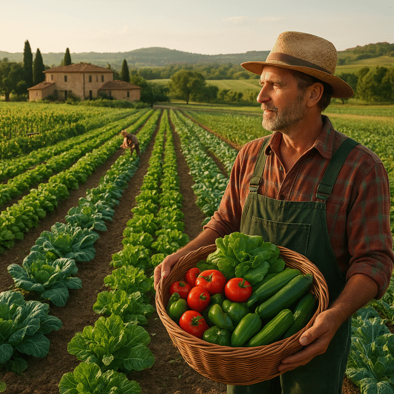 La vita nelle fattorie biologiche italiane